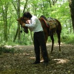 Kemal und ein Pferd
